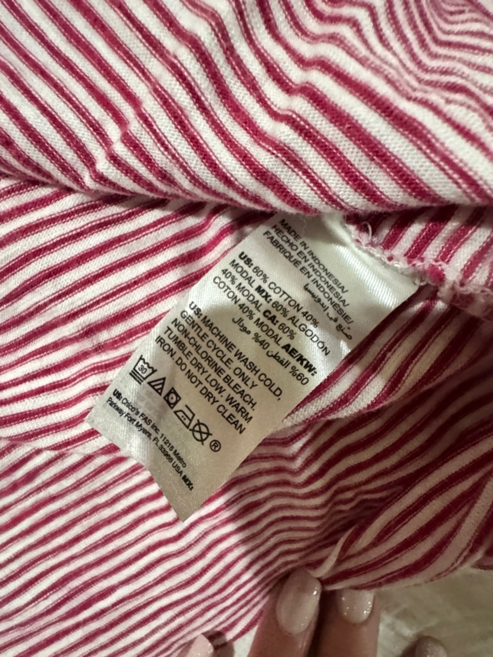 Chico's set of 2 3/4 Sleeve Tee - Picture 14 of 16